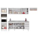 Ver imagem 5 de Armário de Cozinha Modulada 5 Peças CP18 com Pia Inox Branco - Lumil Lumil Móveis