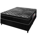 Ver imagem 2 de Cama Box de Casal Portobel Diplomata Orthopedic com Espuma D-33 65x138x188cm - Preto