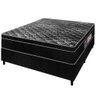 Cama Box de Casal Portobel Diplomata Orthopedic com Espuma D-33 65x138x188cm - Preto - 2