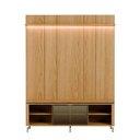 Ver imagem 2 de Rack com Painel para TV até 75 Polegadas Vidro Reflecta 100% MDF com LED Lincoln Float 178cm -