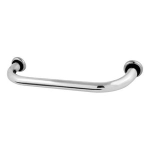 Barra / Corrimão de Apoio 70 Cm para Banheiro Idosos e Pne Cor Prateado