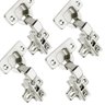 4pç Dobradiça Caneco Pressão Curva Porta Armário Móveis 35mm - 1
