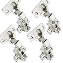 Ver imagem 1 de 4pç Dobradiça Caneco Pressão Curva Porta Armário Móveis 35mm