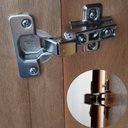 Ver imagem 3 de 4pç Dobradiça Caneco Pressão Curva Porta Armário Móveis 35mm