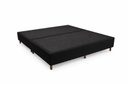 Ver imagem 1 de Box Ecopedic Corino Preto Bi Partido Queen 99x158x26 Ecopremium