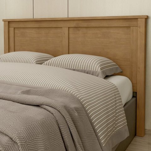 Cabeceira de Madeira Maciça para Cama Queen Mazzaro F06 Freijó - Lyam Decor