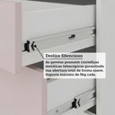 Ver imagem 6 de Guarda Roupa Modulado 132cm 3 Portas e 4 Gavetas Alpes Luciane Móveis