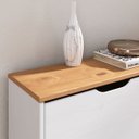 Ver imagem 5 de Sapateira Basculantes Madeira 24 Pares Basil Mel Branco Idimex