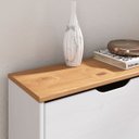 Ver imagem 5 de Sapateira Basculantes Madeira 24 Pares Basil Mel Branco Idimex