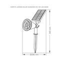 Ver imagem 4 de Espeto Jardim Solar Sunshine ES1 3W Led 6500K- Taschibra