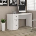 Ver imagem 1 de Mesa de Escritório 3 Gavetas Tecno Mobili - Branco