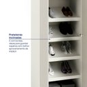 Ver imagem 6 de Sapateira Modulada 100% Mdf 2 Portas Orion Cabecasa Madeiraoriginals