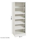Ver imagem 4 de Sapateira Modulada 100% Mdf 2 Portas Orion Cabecasa Madeiraoriginals