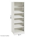 Ver imagem 4 de Sapateira Planejada 100% MDF 2 Portas Orion CabeCasa MadeiraOriginals Bege