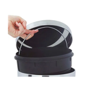 Ver imagem 3 de Lixeira Inox 12l C/pedal Agata Mor 8223