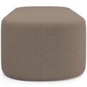 Ver imagem 6 de Cabeceira Cama Box Casal 140cm Lanna com Puff Recamier Doha W01 Bouclê Bege - Lyam Decor