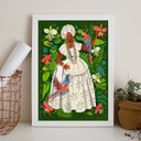 Ver imagem 1 de Quadro Decorativo Cultura Baiana 24x18cm:madeira Branca