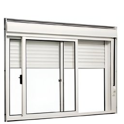 Janela Veneziana com Persiana Integrada Alumínio Pintado Branco - 1,20x1,50m - 3