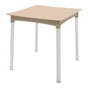 Ver imagem 1 de Mesa Diana 4 Lugares Quadrada Plástico 70cm Areia Pernas Alumínio 50kg Tramontina