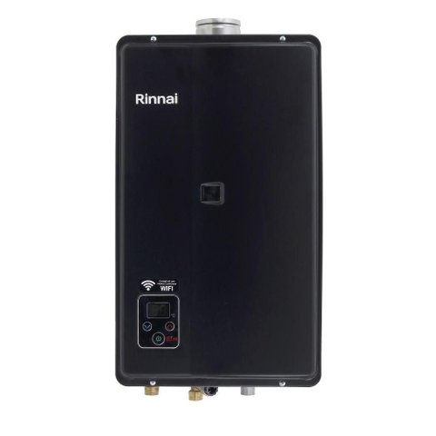Aquecedor Digital a Gás Rinnai Reu-E331 Feh Top 32,5 Litros - 127/220V - Preto - Glp