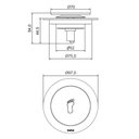 Ver imagem 2 de Grelha Redonda 10cm com Fecho de Pressão Inox Meber Metais