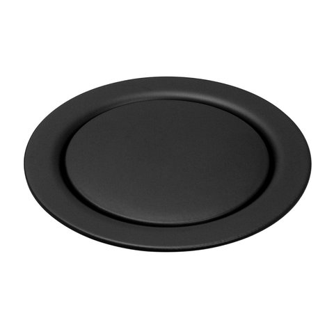 Grelha Redonda 15cm Fecho de Pressão Inox Meber Metais Preto/Matte