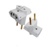 Adaptador De Tomada Benjamin 3x1 2p+t 10a/250v Branco - 5