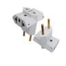 Adaptador De Tomada Benjamin 3x1 2p+t 10a/250v Branco - 1