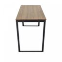 Ver imagem 5 de Escrivaninha Mesa Escritório 135x55 135cm Preto e Nogal