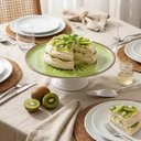 Ver imagem 3 de Boleira Decorada Kiwi 29 Cm Alleanza Cerâmica