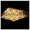 Ver imagem 1 de Lustre para Sala de Cristal Legítimo K9 Base Inox 40x40 Cm