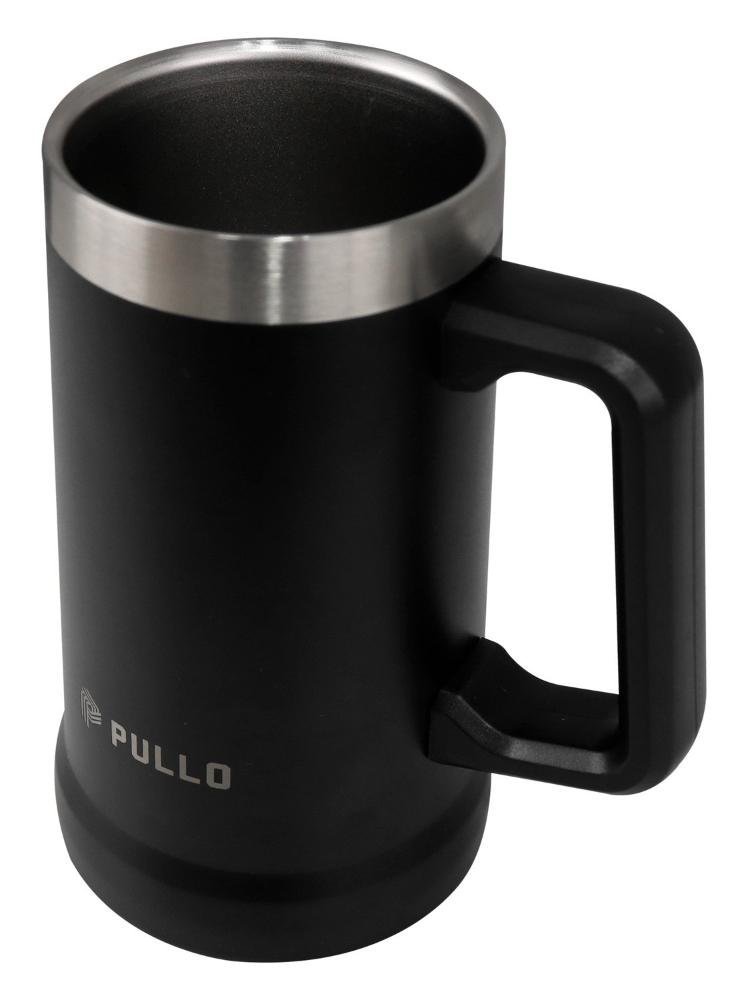 Kit 10 Canecos Térmico Pullo Prosit 700ml Preto, Cor: Preto - 3