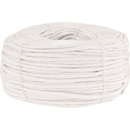 Corda Multifilamento Trançada 4,0mm 4,0kg 400 Metros Branca - 1