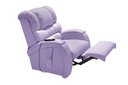 Ver imagem 2 de Cadeira Poltrona Reclinável Imperial Massageadora Motorizada Corano Lift Lilás Império Estofados