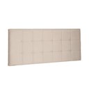 Ver imagem 1 de Cabeceira Painel Verona Para Cama Box Solteiro 90 cm Suede - D’Rossi - Bege