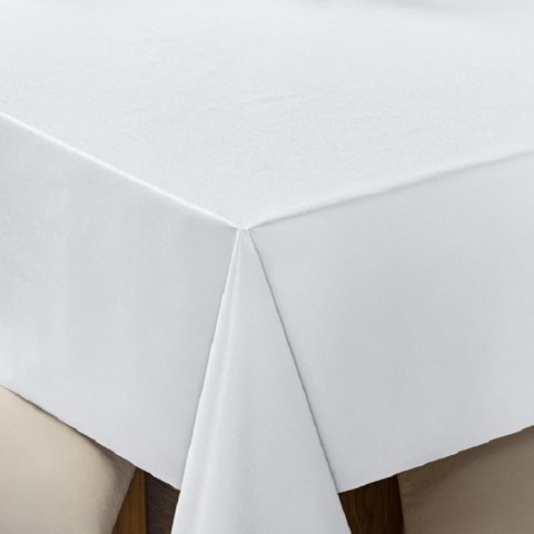 Toalha de Mesa 8 Lugares Térmica Impermeável 1,40 M X 2,50 M Branca