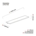 Ver imagem 3 de Prateleira 120cm P25 Bege