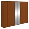 Guarda-roupa Casal 100% Mdf 8 Portas Easy Glow com Espelhos Frassino - 2