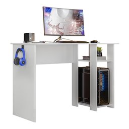 Mesa para Computador Dmx-500 108cm Pc Gamer Setup Branco - Desk Design - 1 Mesa para Computador Dmx-500 108cm Pc Gamer Setup Branco - Desk Design - 1