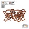 Kit 4 Jogos de Mesa Bar 1.20x70 com 6 Cad. Dobráveis em Mad. - 3