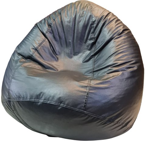 Puff Gota Mariju - Preto - Já com Enchimento - Conforto e Estilo para Sala, Quarto, Escritório, Gami