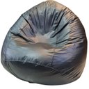 Ver imagem 1 de Puff Gota Mariju - Preto - Já com Enchimento - Conforto e Estilo para Sala, Quarto, Escritório, Gami