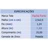 Tela Soldada Fachada 1,0x25m 25x25mm Facha Forte Morlan - Unico - 2