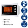 Kit Forno Elétrico Fischer Fit Line Embutir Autolimpante 48l + Micro-ondas 25l Branco 127v - 2