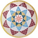 Ver imagem 1 de Mandala Indiana I Piso Mosaico Ceramico 180cm