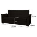 Ver imagem 4 de Sofá 3 Lugares Confortável 2 Metros Havana Bellamado:marrom