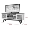 Bancada para Sala de Estar Beatriz 65" Cor Mel e Cinza - Rud Rack - 3