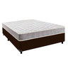 Cama Box Marrom Casal + Colchão D23 D23 Inducol - 1