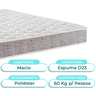Cama Box Marrom Casal + Colchão D23 D23 Inducol - 2