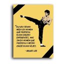 Ver imagem 2 de Placa Decorativa Bruce Lee 10.000 Chutes
